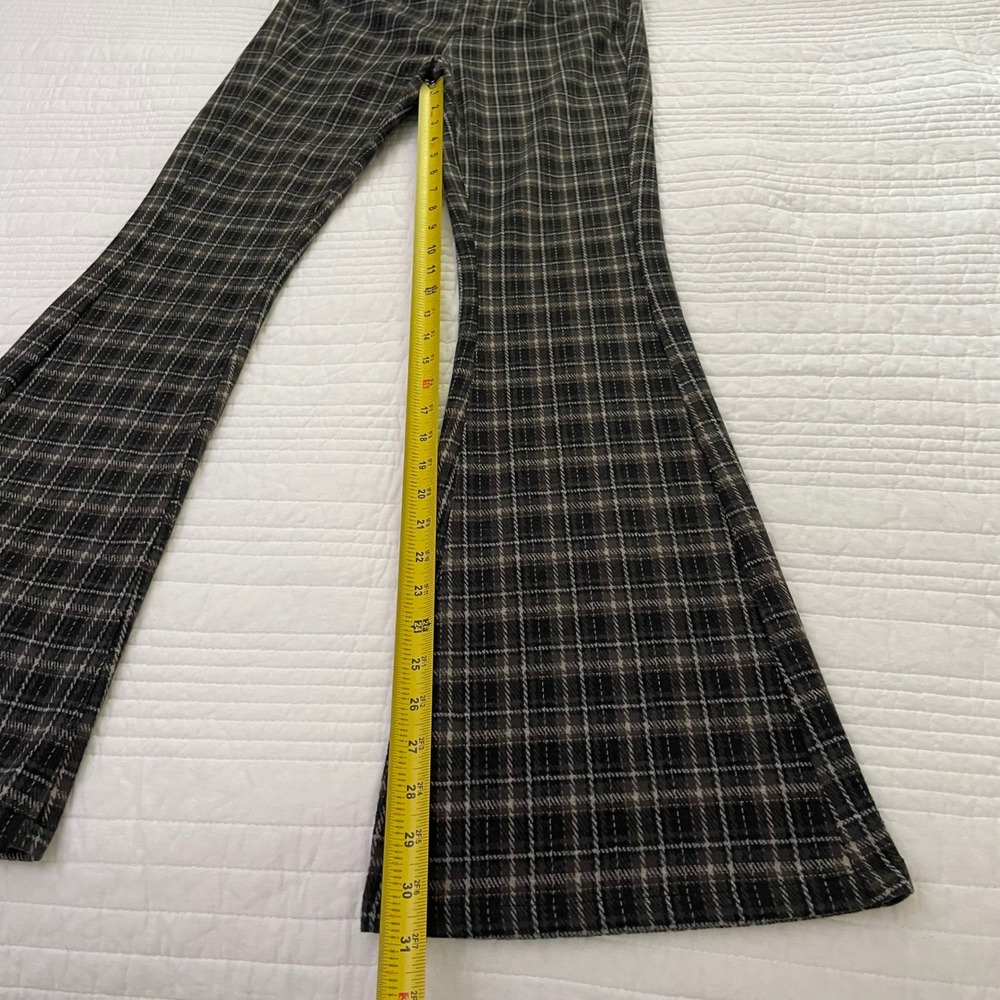 Arizona Jean Co Brown Plaid Flare Leg Pants Juniors XS NWT - Picture 12 of 14
